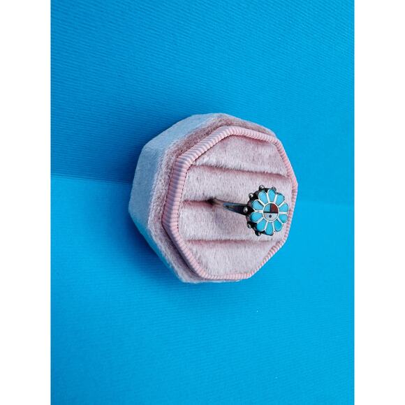 Vintage Zuni/Turquoise Ring - Picture 2 of 5